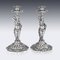 19th Century French Solid Silver Figural Candlesticks, 1880s, Set of 2, Image 15