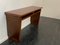 Art Deco Mahogany Console Table with Open Compartments 10