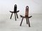 Brutalist Birthing Stools, Set of 2 3