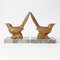 Sujetalibros franceses Art Déco con pájaros, años 30. Juego de 2, Imagen 1