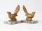 Sujetalibros franceses Art Déco con pájaros, años 30. Juego de 2, Imagen 3