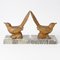 Sujetalibros franceses Art Déco con pájaros, años 30. Juego de 2, Imagen 5