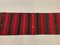 Vintage Turkish Red & Black Kilim Runner Rug, Image 4