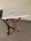 Antique Cast Iron and Marble Bistro Table, 1900s, Image 5
