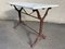 Antique Cast Iron and Marble Bistro Table, 1900s 1