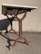 Antique Cast Iron and Marble Bistro Table, 1900s 10