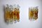 Lava Sconces by Carlos Nason for Mazzega Murano, 1970s, Set of 2 6