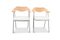 Mid-Century English White Leather & Oak 675 Chair by Robin Day for Hille 3