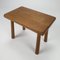 Tavolino o sgabello Mid-Century modernista in quercia, anni '50, Immagine 3