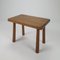 Mid-Century Modernist Oak Side Table or Stool, 1950s 2