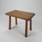 Mid-Century Modernist Oak Side Table or Stool, 1950s, Image 2