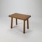 Tavolino o sgabello Mid-Century modernista in quercia, anni '50, Immagine 1
