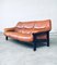 Mid-Century Modern Scandinavian 3-Seater Leather Sofa, 1970s, Image 6