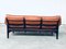 Mid-Century Modern Scandinavian 3-Seater Leather Sofa, 1970s, Image 5