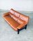 Mid-Century Modern Scandinavian 3-Seater Leather Sofa, 1970s, Image 4