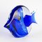 Sculpture Abstraite avec Fish and Bubbles Sbruffi Submerged in Murano Glass par Valter Rossi pour VRM 2