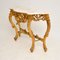 Antique French Style Gilt Wood Console Table, Image 3