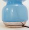 Blaue Murano Glas Tischlampe, 1970er 3