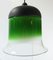 Hanging Glass Bell Lamp by Peill & Putzler, 1960s 4