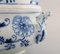 Große antike handbemalte Porzellan Suppentasse mit blauen Zwiebeln von Meissen 6