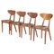 Dining Chairs by Richard Jensen and Kjærulff Rasmussen, Set of 4, Image 1