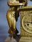 Reloj Empire de bronce dorado con péndulo, Imagen 4
