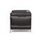 Black Leather LC2 Armchair by Le Corbusier for Cassina 9