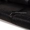 Black Leather Con Con Sofa by Tommy M Machalke 4