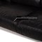 Black Leather Con Con Sofa by Tommy M Machalke, Image 4