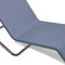 MVS Polyethuran Chaise Lounger in Ice Blue Stainless Steel from Vitra 3