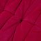 Togo Red Suede Modular Two Seater Sofa by Michel Ducaroy for Ligne Roset 10