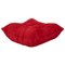 Togo Red Suede Footstool by Michel Ducaroy for Ligne Roset, Image 1