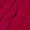 Poggiapiedi Togo in camoscio rosso di Michel Ducaroy per Ligne Roset, Immagine 4