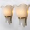 Wall Sconces in Brass and Textured Glass from Doria, 1960s, Set of 2 4