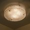 Large Thick Textured Glass Ceiling Light from Kalmar, 1960s 9