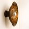 Dark Brass and Glass Wall Sconce from Raak, The Netherlands, 1970s 10