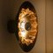 Dark Brass and Glass Wall Sconce from Raak, The Netherlands, 1970s 13