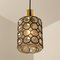 Circle Iron and Bubble Glass Chandelier from Limburg 8