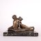 Vintage Bronze Young Love Sculpture 6