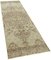 Beige Overdyed Runner Rug 2