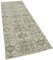 Beige Overdyed Runner Rug 2