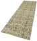 Beige Overdyed Runner Rug 3