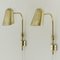 Brass Wall Lamps by Bertil Brisborg, Set of 2 1