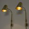 Brass Wall Lamps by Bertil Brisborg, Set of 2 4