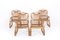 Bamboo Armchairs and Magazine Rack, 1960s, Set of 5, Image 1