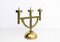 Vintage Brutalist Bronze Candle Holder, 1960s 6