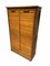 Oak Filing Cabinet with Double Rollfront Doors, 1950s 3