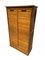 Oak Filing Cabinet with Double Rollfront Doors, 1950s, Image 2