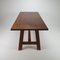 Mid-Century French Modernist Oak Dining Table, 1950s, Image 4