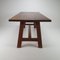 Mid-Century French Modernist Oak Dining Table, 1950s, Image 3
